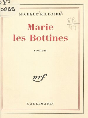 cover image of Marie les Bottines